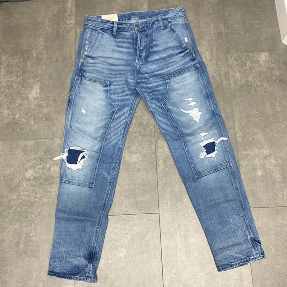 Vintage Abercrombie & Fitch Workwear Distressed Denim - Picture 2 of 5